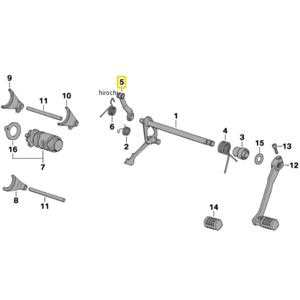 レバー 23002343515