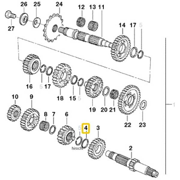 ワッシャー 23007700155