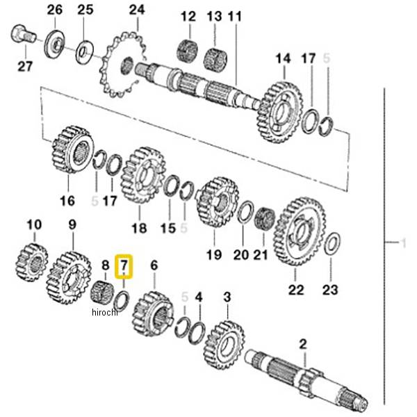 ワッシャー 23007700157