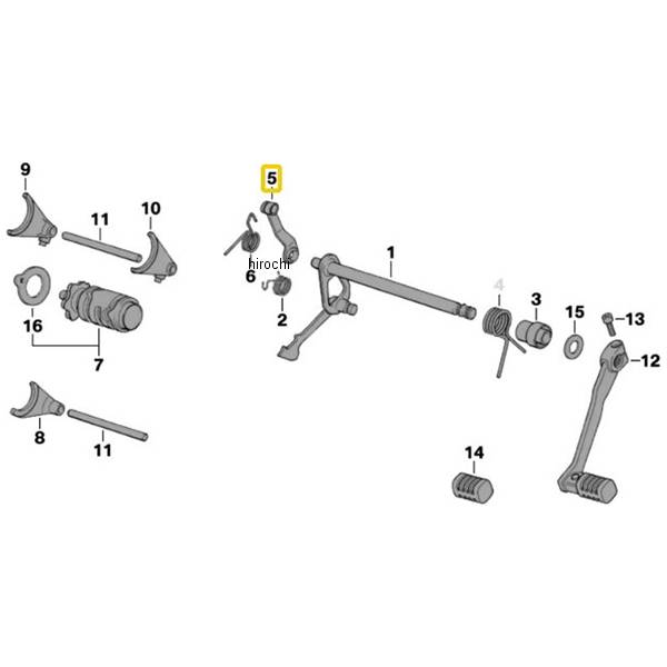 レバー 23007700186