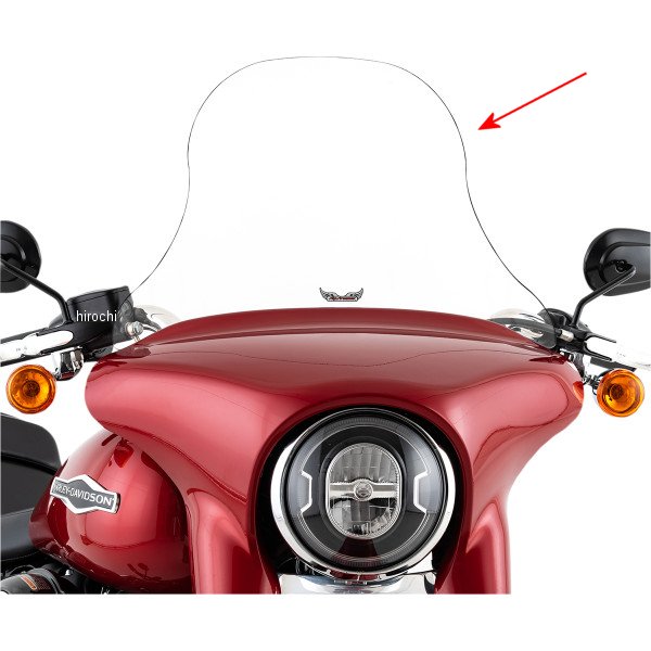 WINDSHIELD FLSB 12 CLR