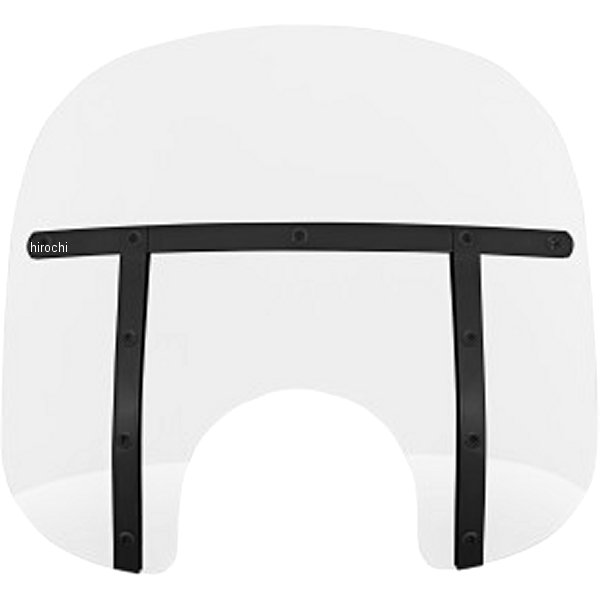 ファット シールド 13インチ 7インチカットアウト クリア/黒