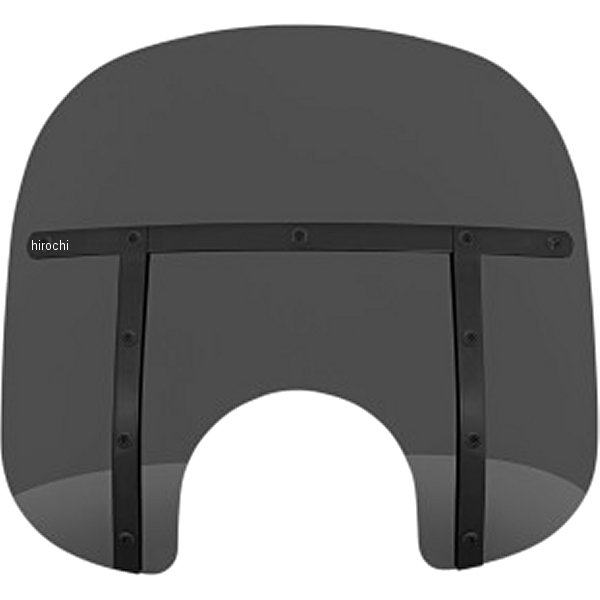 ファット シールド 13インチ 7インチカットアウト ダークブラックスモーク/黒