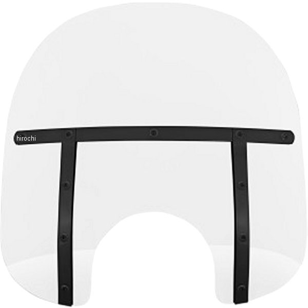 ファット シールド 15インチ 7インチカットアウト クリア/黒