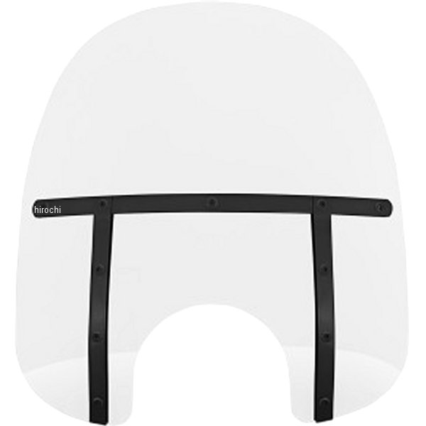 ファット シールド 17インチ 7インチカットアウト クリア/黒