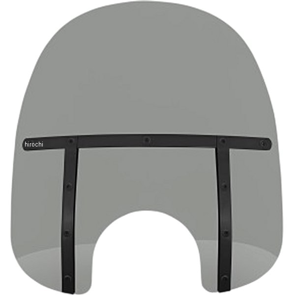 ファット シールド 17インチ 7インチカットアウト ブラックスモーク/黒