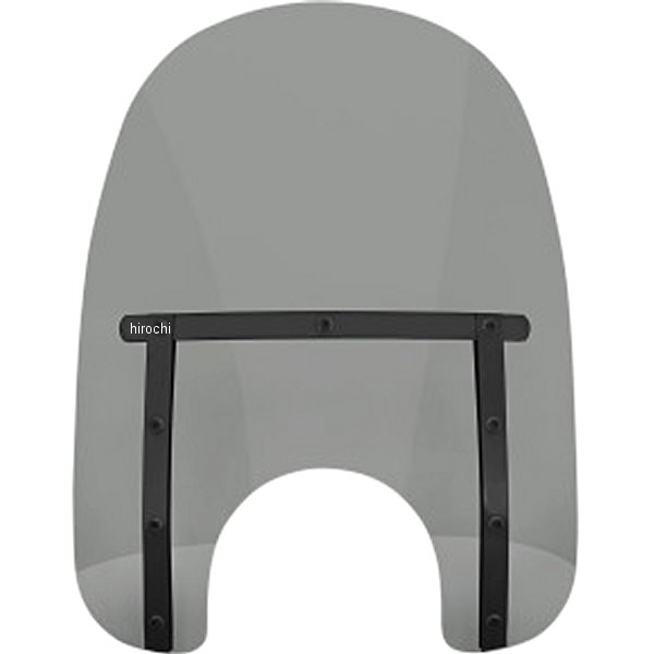 スリム シールド 17インチ 7インチカットアウト ブラックスモーク/黒