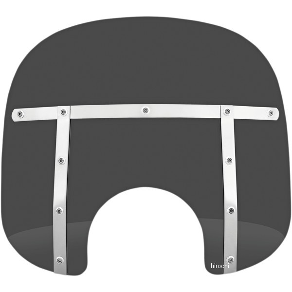 ウインドシールド ファット 13インチ高/ライト幅7インチ ダークブラックスモーク