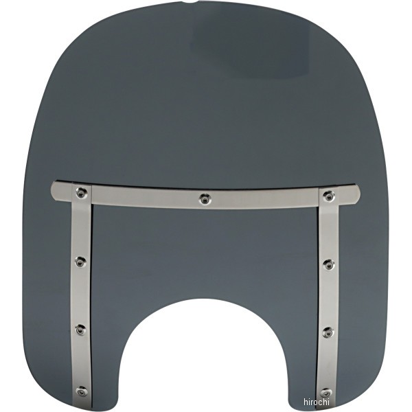 ウインドシールド スリム 15インチ高/ライト幅7インチ ダークブラックスモーク