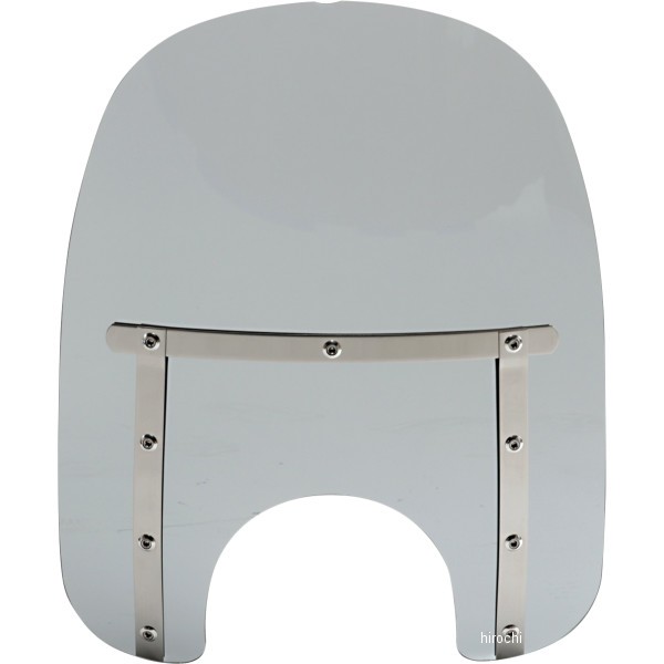 ウインドシールド スリム 17インチ高/ライト幅7インチ ブラックスモーク