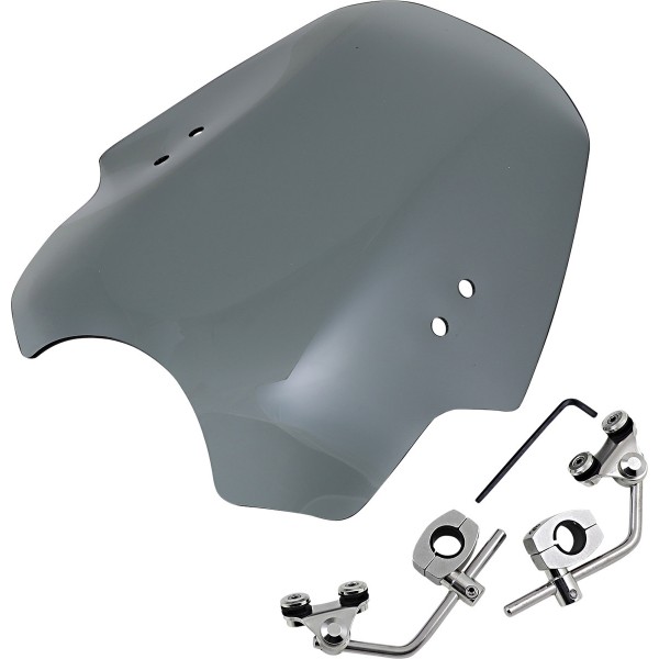 ウインドシールド ヘルキャット ハンドル取付金具付 ブラックスモーク