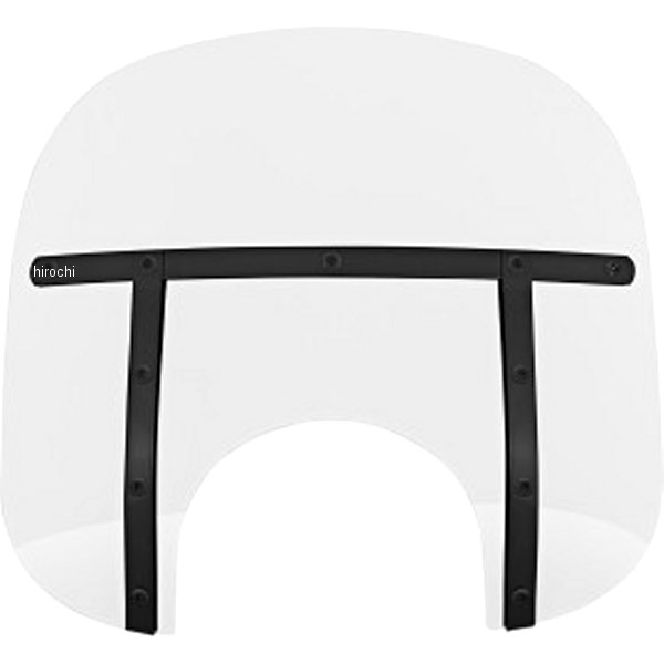 ファット シールド 13インチ 9インチカットアウト クリア/黒