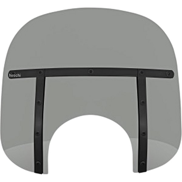 ファット シールド 13インチ 9インチカットアウト ブラックスモーク/黒