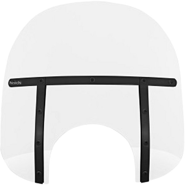 ファット シールド 15インチ 9インチカットアウト クリア/黒