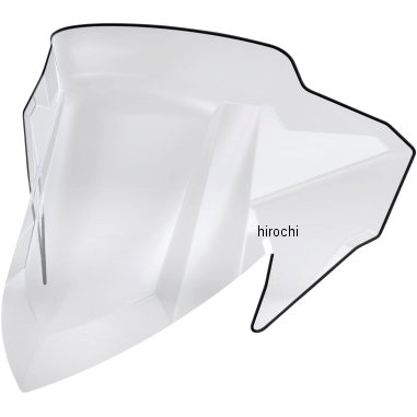 【セール特価】 ウインドシールド 16.5インチ(419mm) 17年 ヤマハ Sidewinder スモーク