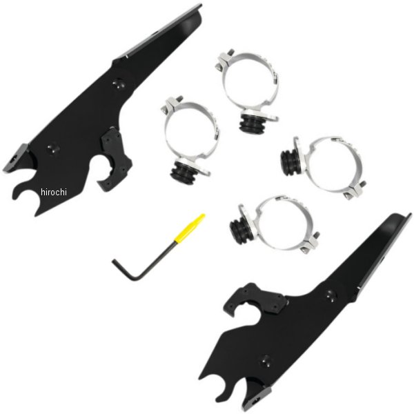 トリガーロック マウント バットウィングフェアリング用 16年-21年 XL1200X 黒