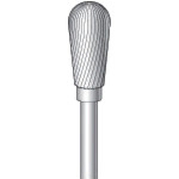 超硬カッター 逆テーパー先丸(シングルカット) 刃径6mm刃長12mm