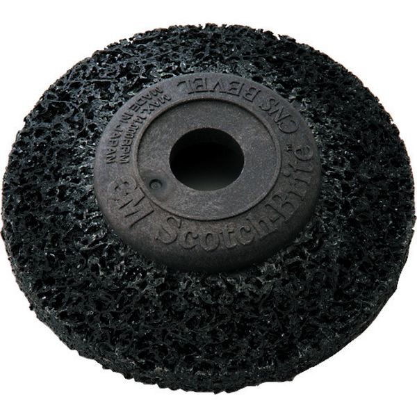 CNSBEBERUBLAAIR スコッチ・ブライト CNSベベルブラック エアー工具用 ＃120相当 10個入り