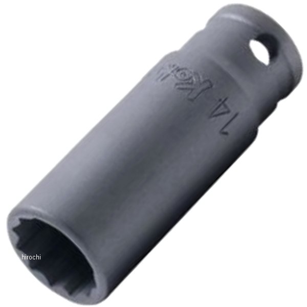 Ko-ken 3/8"(9.5mm)SQ. 12角インダストリアルディープソケット 10mm
