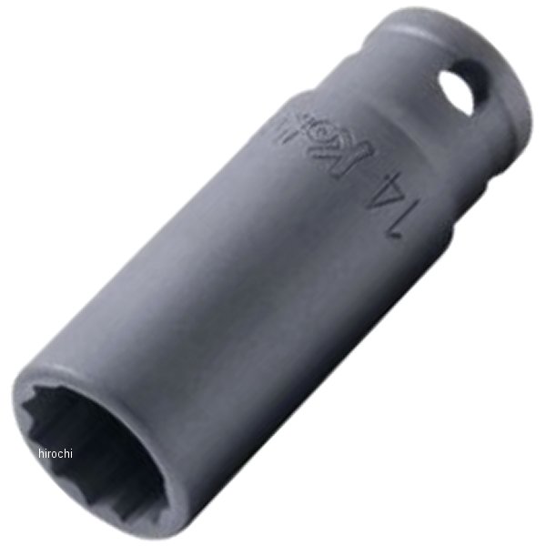 Ko-ken 3/8"(9.5mm)SQ. 12角インダストリアルディープソケット 14mm