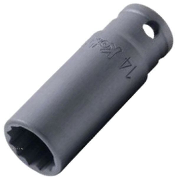 Ko-ken 3/8"(9.5mm)SQ. 12角インダストリアルディープソケット 8mm