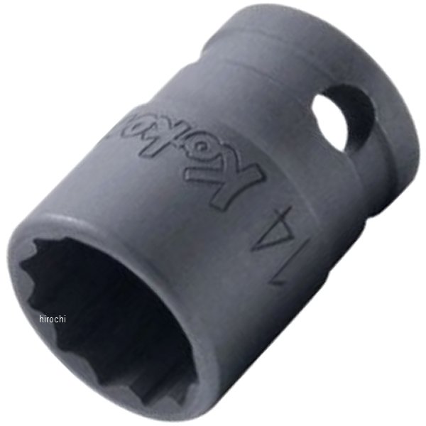 Ko-ken 3/8"(9.5mm)SQ. 12角インダストリアルソケット 12mm