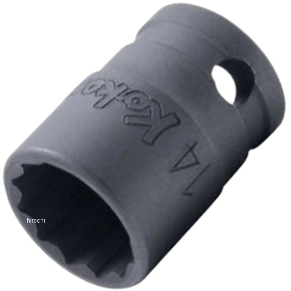 Ko-ken 3/8"(9.5mm)SQ. 12角インダストリアルソケット 8mm