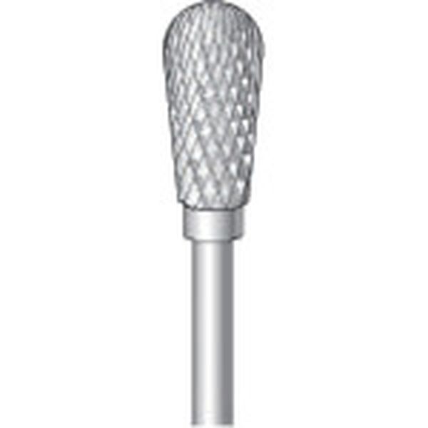 超硬カッター 逆テーパー先丸(ダブルカット) 刃径6mm 刃長12mm