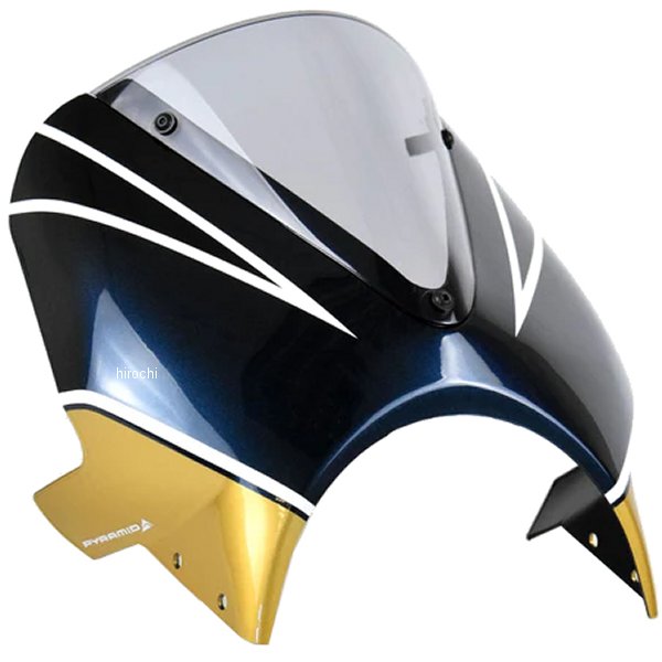 フライスクリーン 22年 Z900RS 青/ゴールド