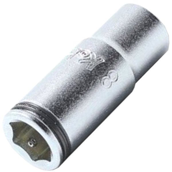 Ko-ken 1/4"(6.35mm)SQ. ナットグリップセミディープソケット 12mm