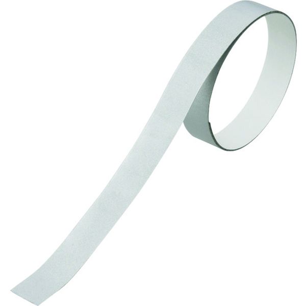 113-8588 ヘルメット用ラインテープ(反射) 白 HL-A(大) 15mm幅×700mm 10本組