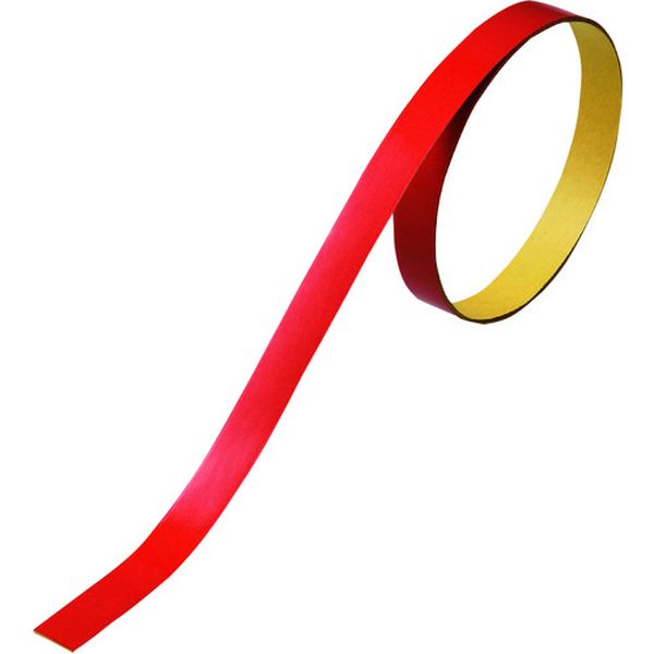 106-3147 ヘルメット用ラインテープ(反射) 赤 HL-B(小) 10mm幅×700mm 10本組