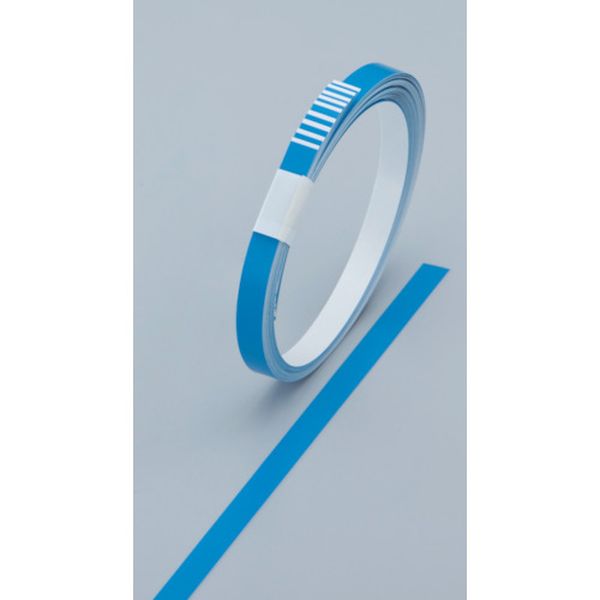 ヘルメット用ラインテープ 青 10幅×700mm 10本組 無反射