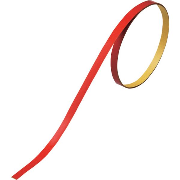 355-2100 ヘルメット用ラインテープ(反射) 赤 HL-B(S小) 5mm幅×700mm 10本組