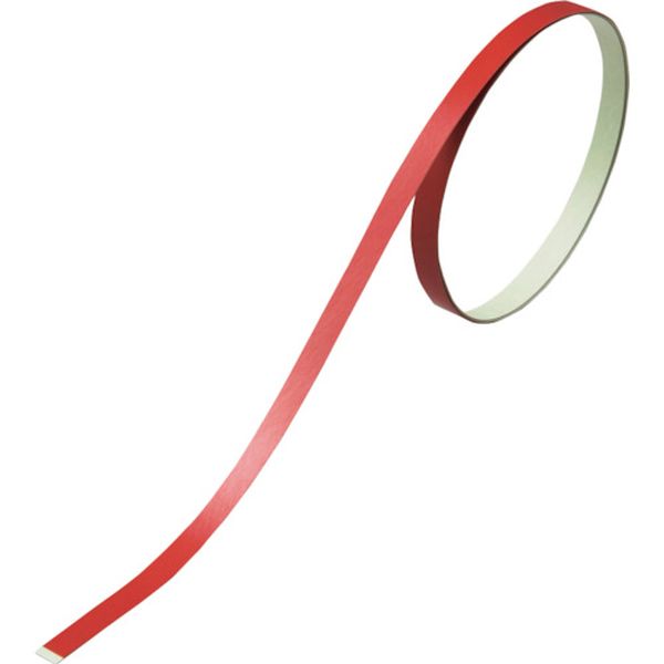 355-2085 ヘルメット用ラインテープ 赤 HLM-B(S小) 5mm幅×700mm 10本組