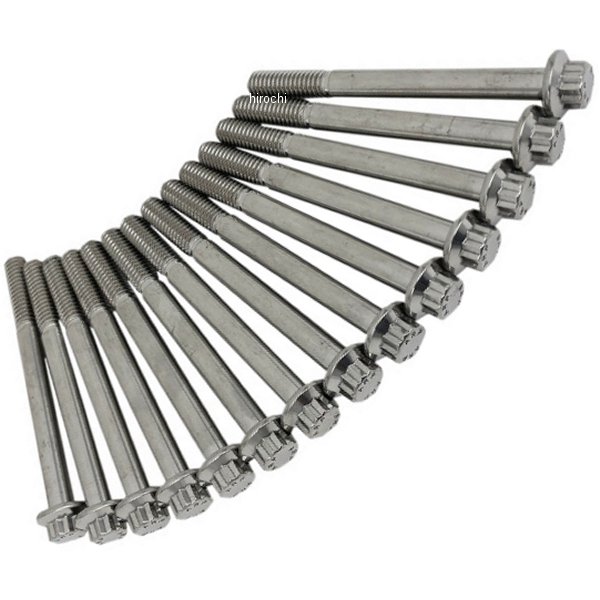 ボルトキット エンジンケース 18年-22年 ソフテイル シルバー