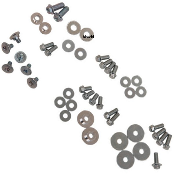 ボディーワーク ファスナーキット 85年-89年 CR250R、CR500R