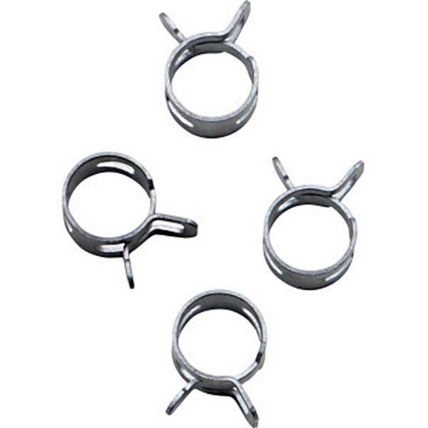 クランプ 12mm バンド/パラレル/シルバー 4個入り