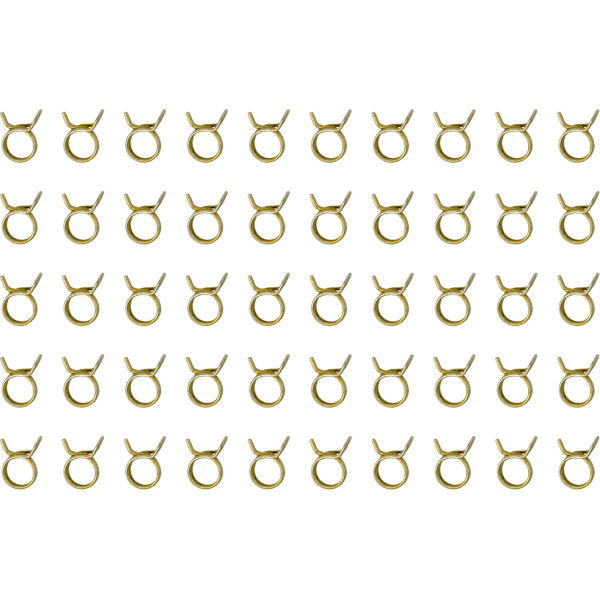 ホースクランプ セルフテンション ダブルワイヤー 5/16インチ 50個パック