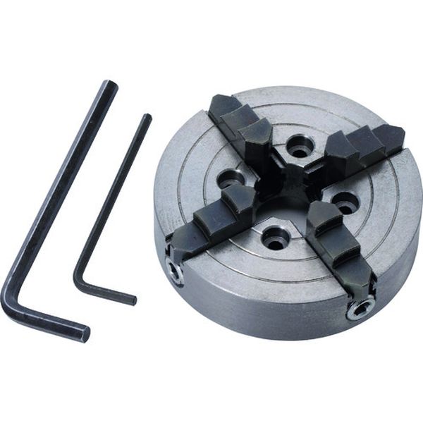 小型旋盤用別売りオプション 四爪インディペンデントチャックPD250用