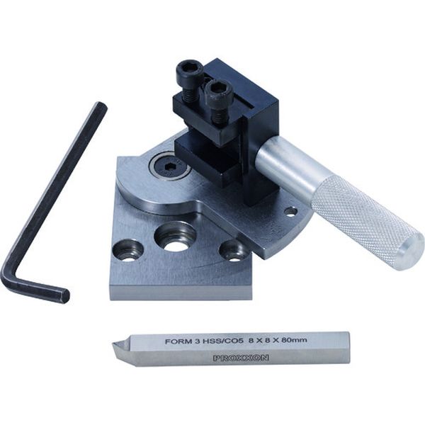 207-0154 小型旋盤用別売りオプション 円弧切削アタッチメントPD250用(直剣バイト付き)