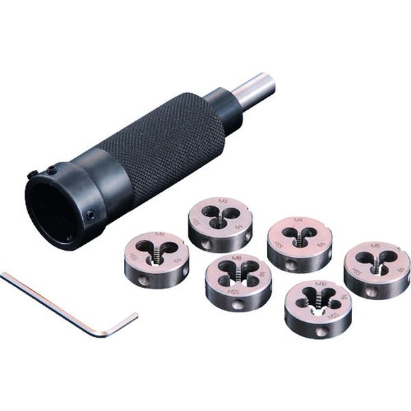 小型旋盤用別売りオプション 外ネジ切削用ダイスM3-10