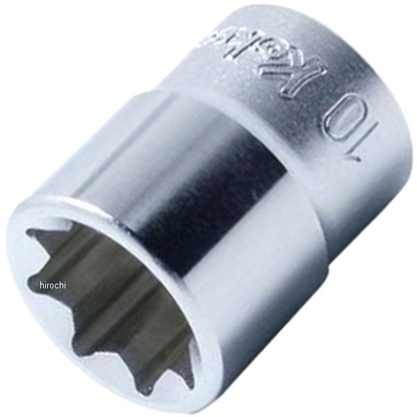 Ko-ken 1/4"(6.35mm)SQ. 2重4角ソケット 12mm