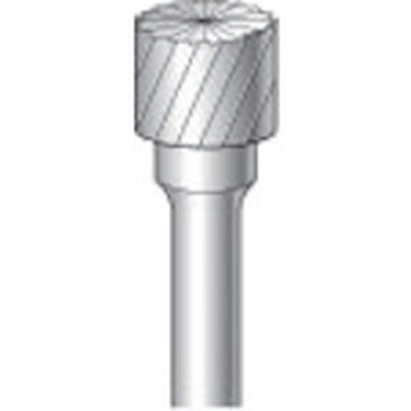 超硬カッター 円筒(シングルカット・エンドカット付) 刃径6.3mm 刃長5.0mm