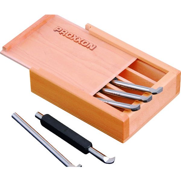 207-0158 小型旋盤用別売りオプション 内径切削用バイト ハイス 5本入り(単位：セット)