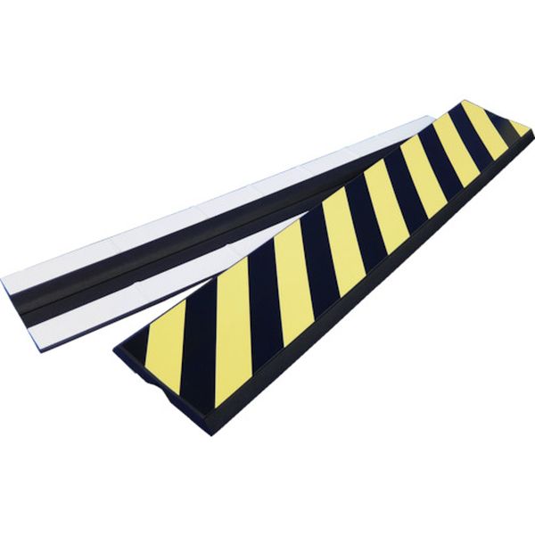 コーナークッション 黄/黒(トラ) 200×1000×25mm 無反射