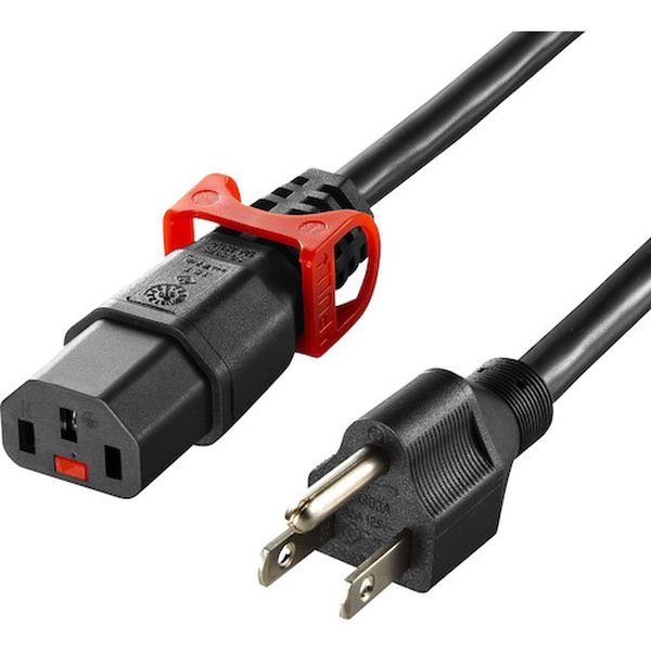 APW15515C13LP20  抜け防止ロック式電源コード ロックプラス(2m)