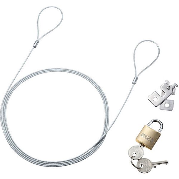 SL83 246-5142  nanoSaverスロット対応セキュリティワイヤー・南京錠