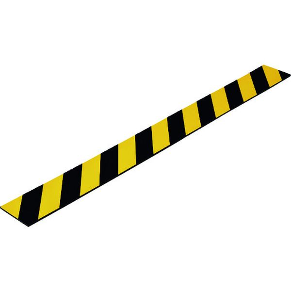 828-0421 トラ柄クッション 黄/黒 TRC-108 100×1000mm 厚み8mm 無反射タイプ