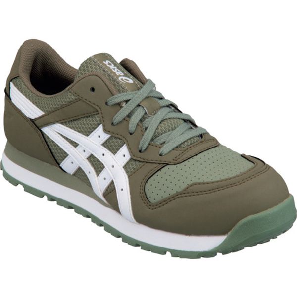 アシックス レディ ウィンジョブ CP207 マントルグリーン×ホワイト 23.0cm